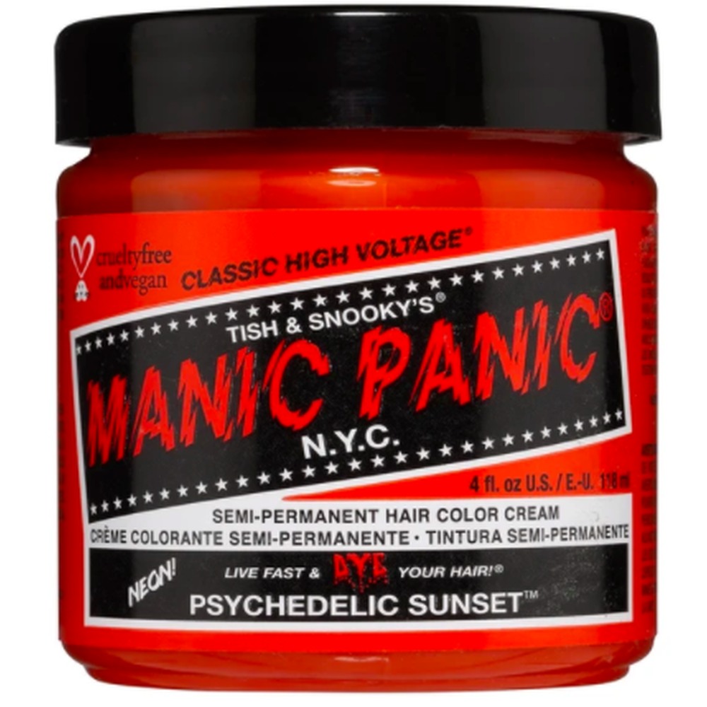 Manic Panic - Psychedelic Sunset Classic Haarfärbemittel - Semipermanenter Haarfarbstoff - Orange